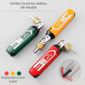 Zhanyi Hardware Set de șurubelnițe cu clichet – izolat, cu cuplu maxim 3,5 N·m, lame din oțel CR-V