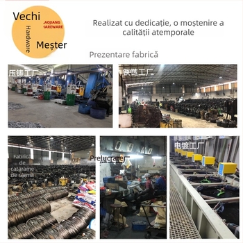 Set cu 8 accesorii pentru hardware-ul de geantă: încuietoare răsucită, ochișor (eyelet) și lacăt; aliaj de zinc; model A078; pentru bagaje