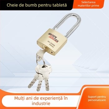 Lacăt Tablet Key Bounce Lock cu nucleu de cupru – pentru uz casnic, model Tablet Key Bounce Lock, stil modern minimalist