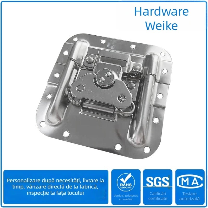 Lacăt din oțel inoxidabil, în formă de fluture, pentru bagaje – design fără găuri, imprimare logo posibilă, stil modern minimalist