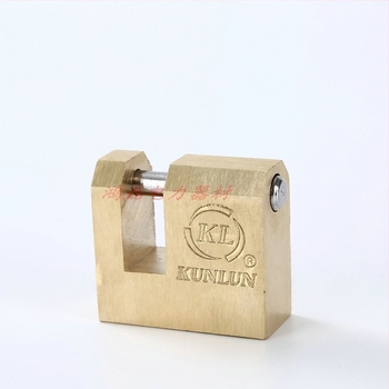 Kunlun Lacăt de siguranță din cupru – anti-efracție, design minimalist, potrivit pentru energie, telecomunicații, transport și depozitare