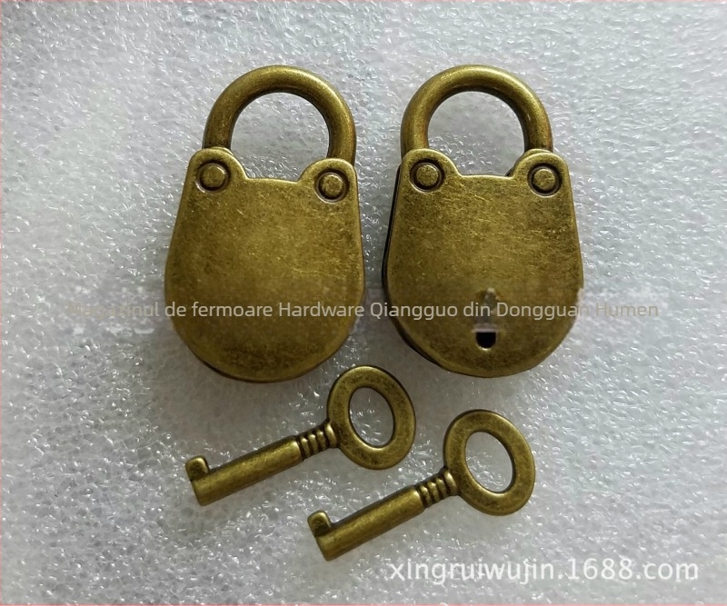 Lacăt vintage în formă de urs, model mediu, brand Xinrui, pentru bijuterii DIY, etichetă privată licențiată