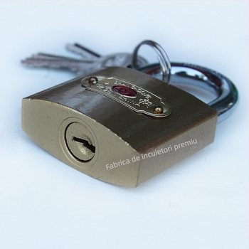 Lacăt pentru uz casnic tip C – Material: cupru imitativ, lacăt pentru dulap, stil modern minimalist