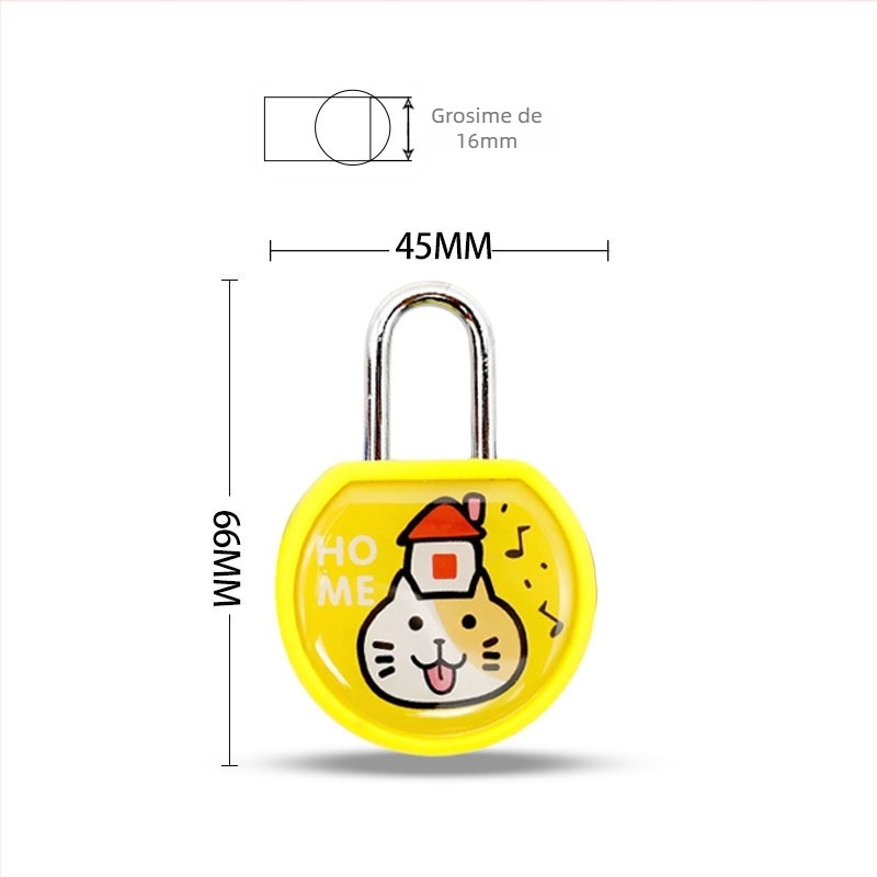 Închizătoare cu parolă Jin Yi ABS – Mini lacăt de călătorie, 24 g, imprimare logo disponibilă, personalizare, potrivit pentru bagaje, genți, cosmetic bag și rechizite de birou