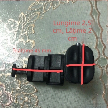 Accesorii pentru bagaje – limbă de blocare a tijelor telescopice și cataramă metalică (componente)