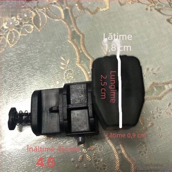 Accesorii pentru bagaje – limbă de blocare a tijelor telescopice și cataramă metalică (componente)