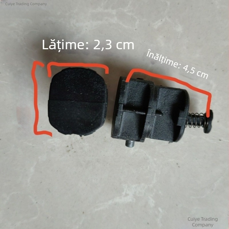 Accesorii pentru bagaje – limbă de blocare a tijelor telescopice și cataramă metalică (componente)