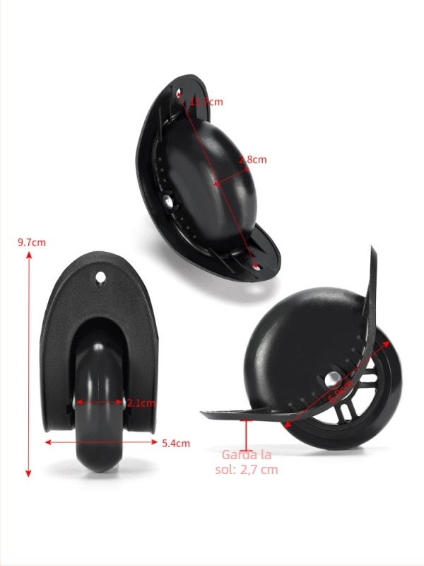 Roată direcțională pentru valiză – accesorii bagaje, roată pivotantă