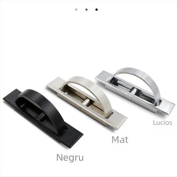 Mâner Tatami pentru sertare - ascuns, din aliaj de zinc, turnare sub presiune, stil modern minimalist