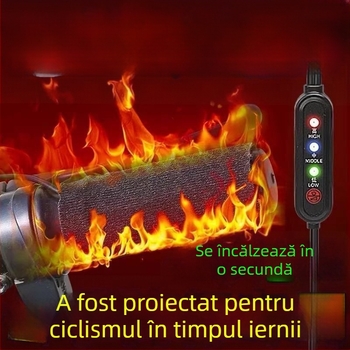 Capac de ghidon încălzit pentru vehicule electrice; aliaj de aluminiu; încălzire electrică; grosime normală; fără personalizare