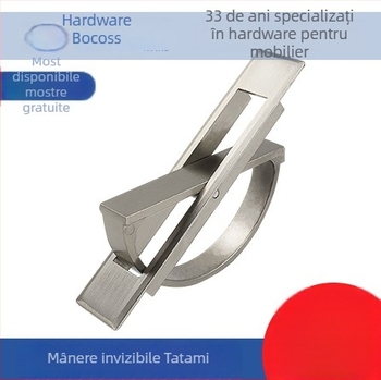 Mâner ascuns pentru Tatami, A0001, pentru tatami, sertare și dulapuri; material: aliaj zincic; finisaj: electroplacare; stil: modern minimalist