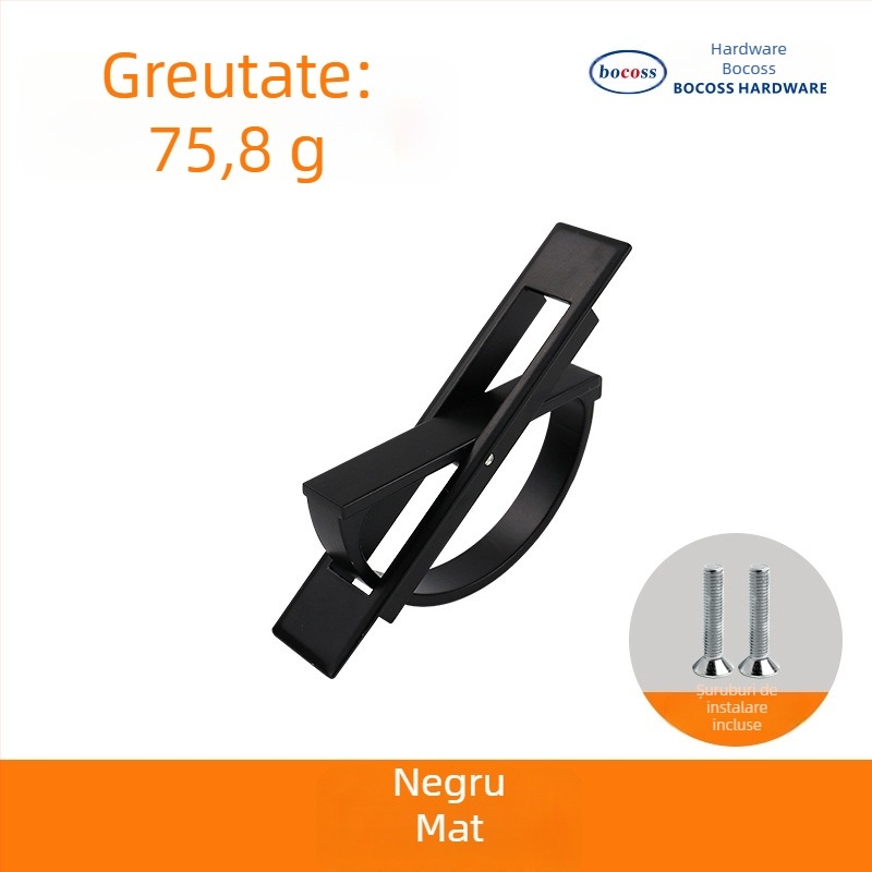 Mâner ascuns pentru Tatami, A0001, pentru tatami, sertare și dulapuri; material: aliaj zincic; finisaj: electroplacare; stil: modern minimalist