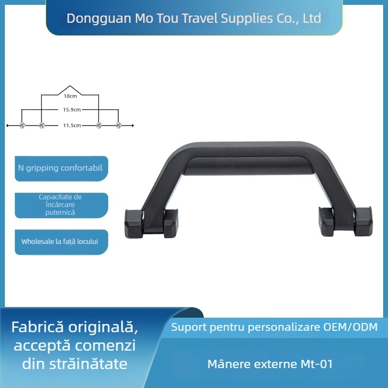 Mâner plastic pentru valiză – ABS, Brand Steamed Bun Head, Stil Business Elite, Accesorii pentru bagaje