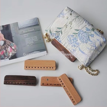 Junfeng Clips magnetice din lemn pentru genți – clips pătrate cu găuri, accesorii pentru bagaje