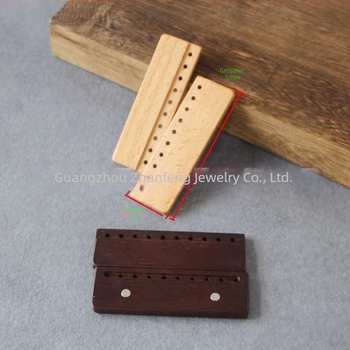 Junfeng Clips magnetice din lemn pentru genți – clips pătrate cu găuri, accesorii pentru bagaje