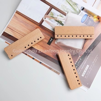 Junfeng Clips magnetice din lemn pentru genți – clips pătrate cu găuri, accesorii pentru bagaje