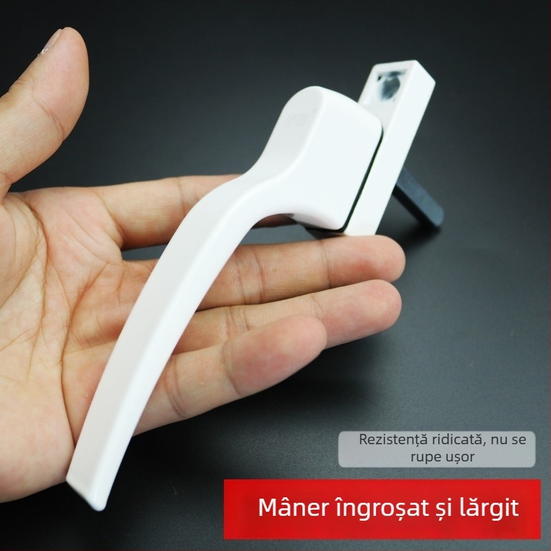 Set de mânere pentru uși și ferestre din aliaj de aluminiu, pentru deschidere spre exterior, mâner rotativ cu încuietoare cu mecanism de cuplare