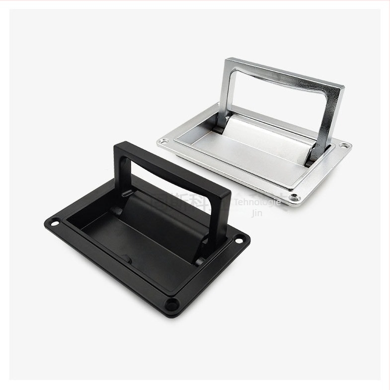 Mâner rabatabil pentru dulap din aliaj de zinc, cu cutie pătrată încorporată, rezistent, design mobil