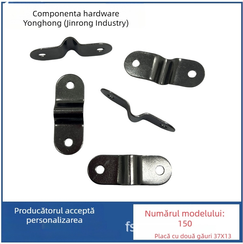 Placă metalică în formă de U cu 2 găuri, utilizare multiplă — Yonghong, vară 2023