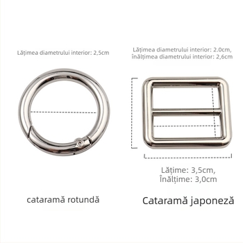 Cataramă pentru curea de umăr a genții, reglabilă, metal, Yu Yi, Primăvara 2023