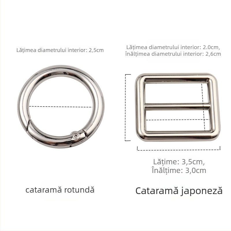 Cataramă pentru curea de umăr a genții, reglabilă, metal, Yu Yi, Primăvara 2023