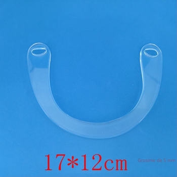 Mâner pentru geantă, în formă de U, transparent, acrilic – Mengmeilin, plastic, Primăvara 2025, reduce povara