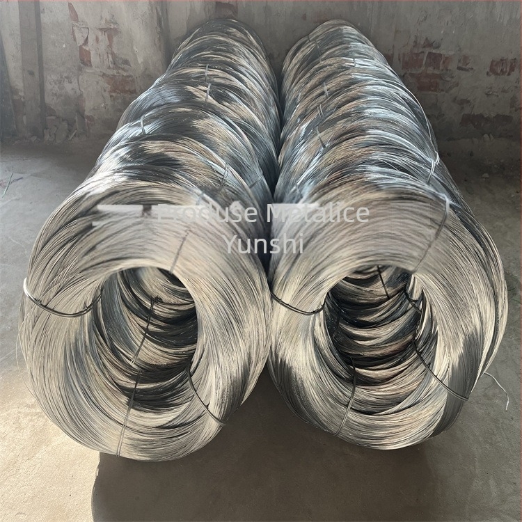 Sârmă din oțel galvanizat lucios pentru inel de purtare al găleții de gheață și a găleții cu apă; Material: Q195; Secțiune transversală: rotundă; Lungime: 100; Rezistență la tracțiune: 450-500