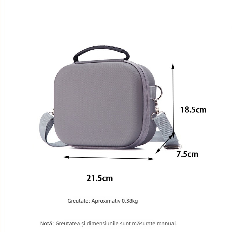 Set husă de stocare Insta360 Go Ultra — husă de umăr protectoare pentru cameră de acțiune, PU material, impermeabil, antibacterian, căptușeală din nylon