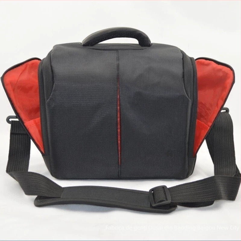Geantă SLR Cameră - Impermeabilă, Rezistentă la uzură, Anti-furt, Rezistentă la șocuri | Nailon, Brand Chuanqi hunter, Curea cu aer, Captusare poliester-cotton, Compatibilă cu SLR Canon