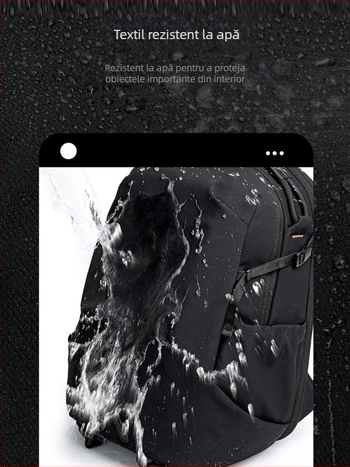 Rucsac foto din Nylon pentru SLR — design respirabil, impermeabil și ultraușor; capacitate mare pentru drumeții; curea cu pernă de aer