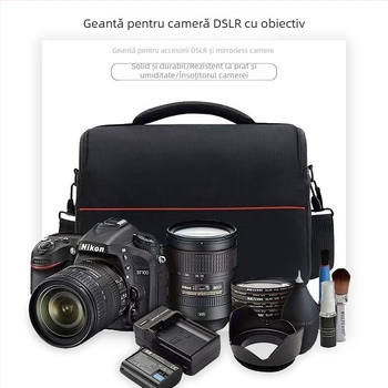 Geantă pentru cameră DSLR, Corduroy, stil rucsac, unisex, pentru depozitare acasă