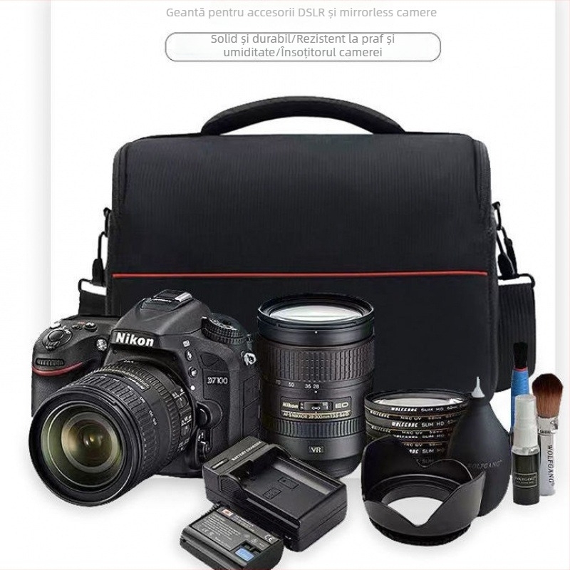Geantă pentru cameră DSLR, Corduroy, stil rucsac, unisex, pentru depozitare acasă