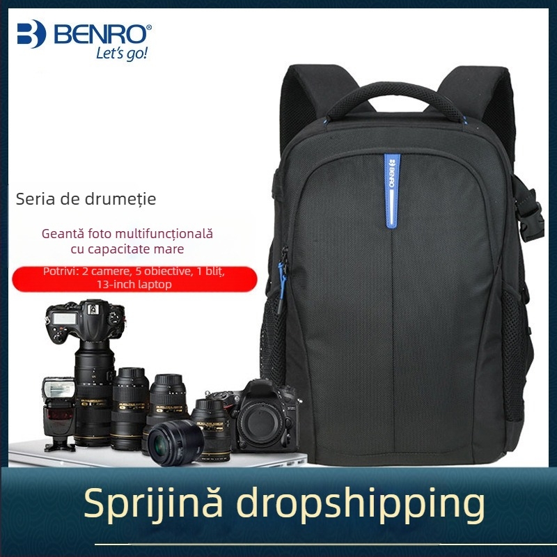 Benro rucsac DSLR pentru drumeții - ușor, profesional, geantă pentru echipament foto cu capacitate mare