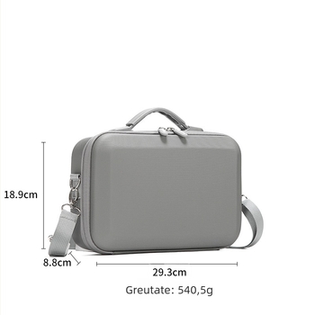 Geantă pentru cameră DJI OSMO360 – material PU, respirabilă, impermeabilă și antibacteriană; geantă de umăr în stil urban minimalist, căptușeală din nailon.