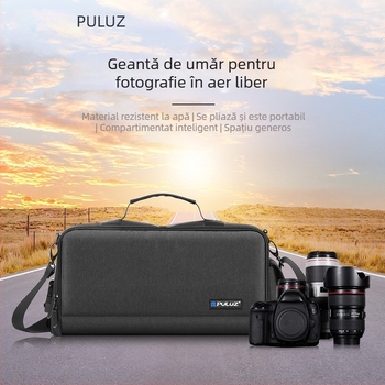 Puluz Fat Cow geantă de umăr impermeabilă pentru cameră digitală – utilizare în aer liber, universal model, greutate 1 kg
