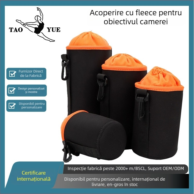 Geantă pentru cameră SLR - husă din nylon cu căptușeală, crossbody cu curea cu pernă de aer, unisex, primăvara 2023