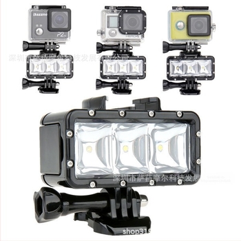 Lumină subacvatică de completare pentru camere de acțiune, material EVA, 28 g, compatibil GoPro HERO 7/6/5
