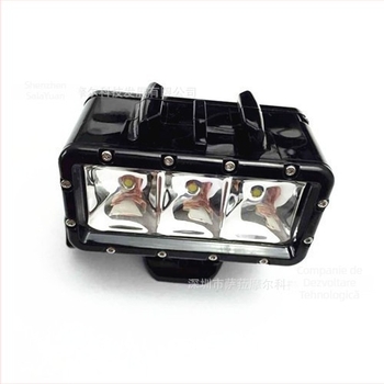 Lumină subacvatică de completare pentru camere de acțiune, material EVA, 28 g, compatibil GoPro HERO 7/6/5