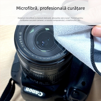 Geantă pentru aparat foto și laptop cu husă rigidă, design patchwork în carouri, exterior și căptușeală din poliester, stil rucsac