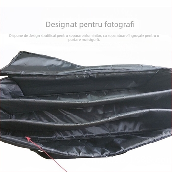 Xinyi Geantă pentru Film și TV cu bliț, Set cu Trepied, Suport de Lampă Portabil, Umplutură din Spumă Îngroșată