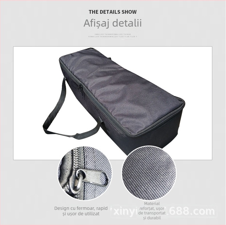 Xinyi Geantă pentru Film și TV cu bliț, Set cu Trepied, Suport de Lampă Portabil, Umplutură din Spumă Îngroșată