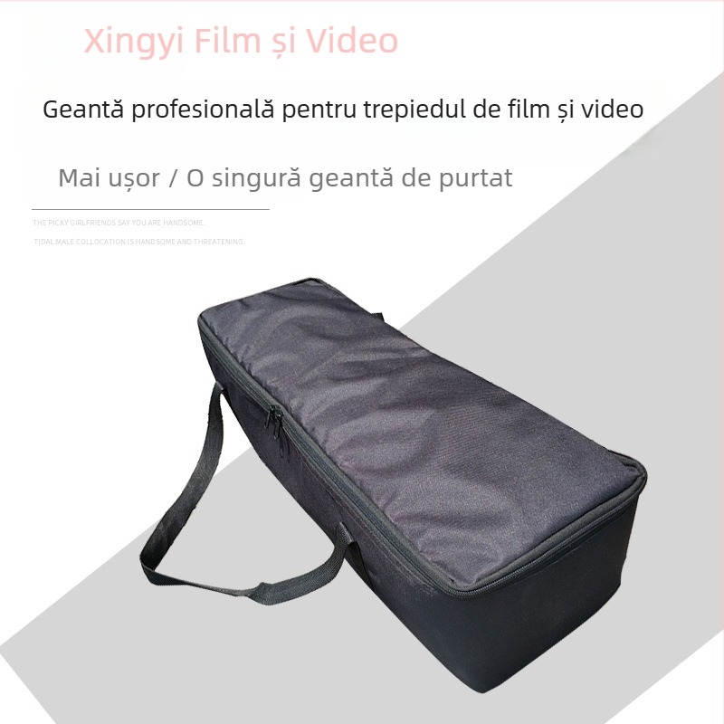Xinyi Geantă pentru Film și TV cu bliț, Set cu Trepied, Suport de Lampă Portabil, Umplutură din Spumă Îngroșată