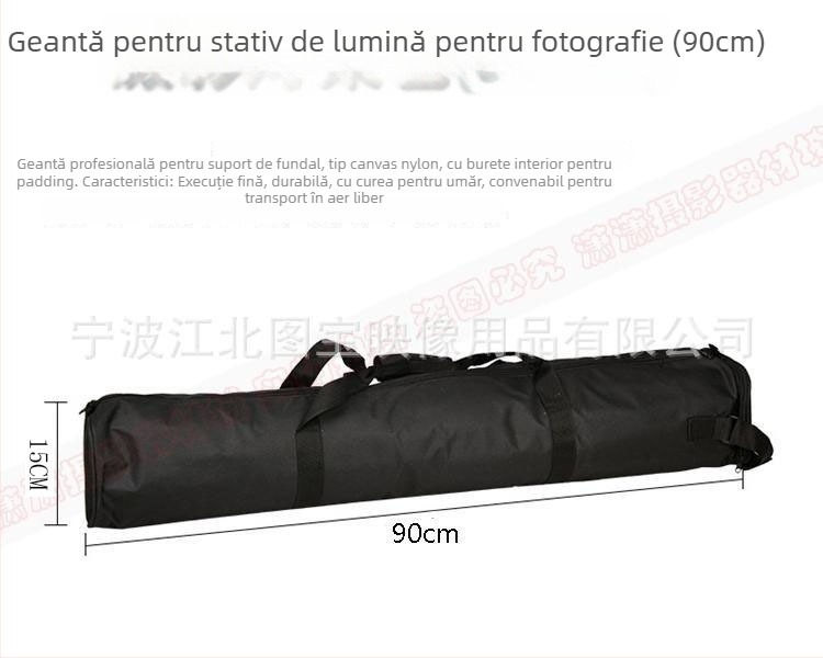 Geantă Tubao pentru suport de iluminat pentru film și TV – țesătură Oxford, 0,8 kg, utilizare universală, căptușeală poliester