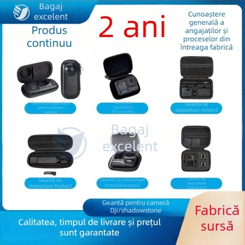 Geantă universală EVA pentru DJI Action5/4/3, Shadow Stone X4 și Insta360 Ace Pro2 – geantă de echipament pentru exterior, 0.508 kg
