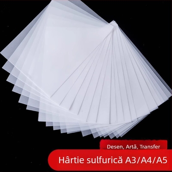 Changcheng hârtie de trasare și transfer pentru caligrafie și desen, transparentă, 73 g/m², în ambalaj mare