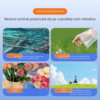 Filtru pentru obiectivul telefonului – Polarizator CPL/ND, Compatibilitate universală, Brand Neutral