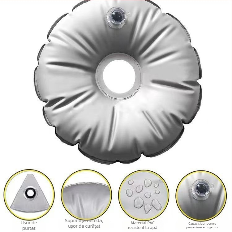 Geantă de apă pentru exterior cu cadru rigid, construcție din PVC și țesătură impermeabilă