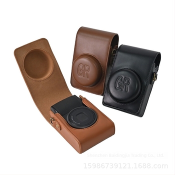 Geantă de umăr pentru cameră Ricoh GR3X/GR3/GR2 din piele PU, rezistentă la uzură și șocuri