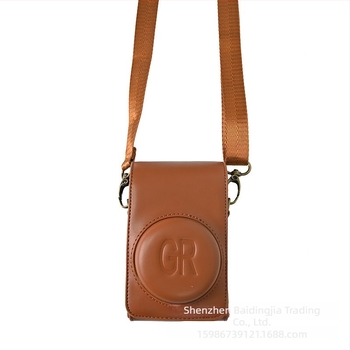 Geantă de umăr pentru cameră Ricoh GR3X/GR3/GR2 din piele PU, rezistentă la uzură și șocuri