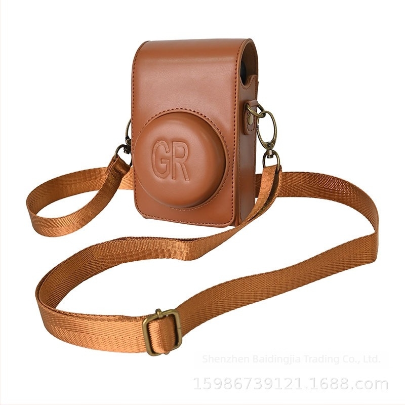 Geantă de umăr pentru cameră Ricoh GR3X/GR3/GR2 din piele PU, rezistentă la uzură și șocuri